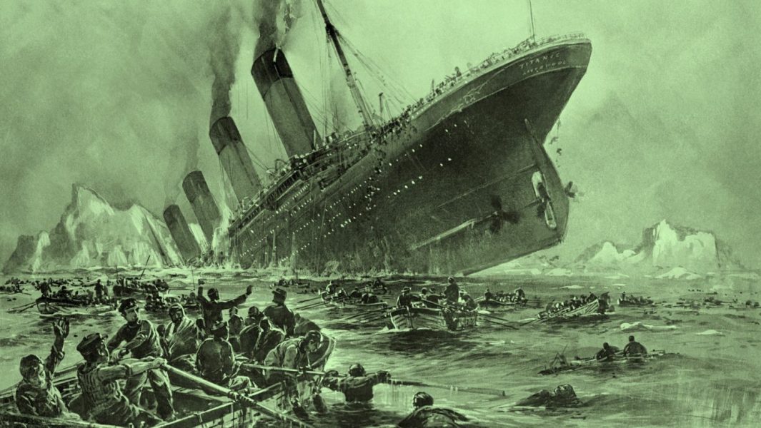 Ilsutracija: Willy Stöwer: Der Untergang der Titanic